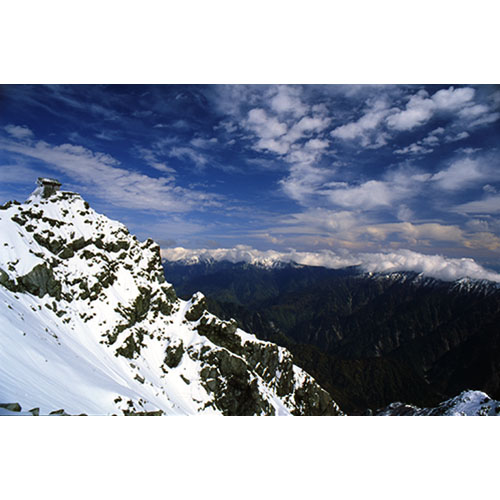 新雪の雄山/立山