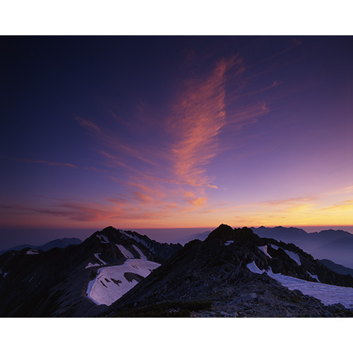 剱と朝焼け/立山｜写真集・立山｜福富光好写真館